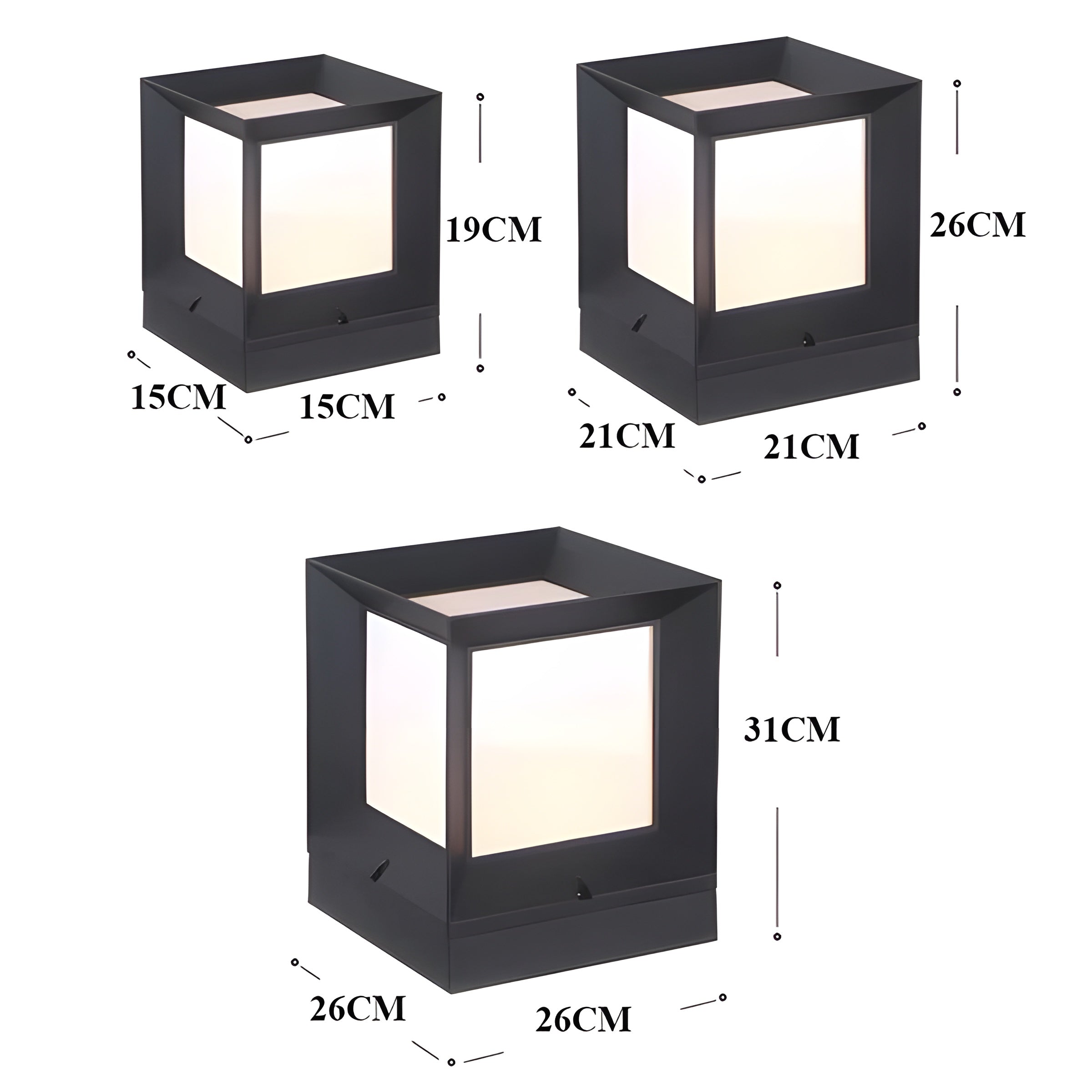 GroveGlow Light - Avslappnad LED-utomhuspelarlampa