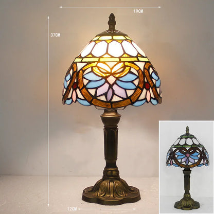 RadiantHue - Tiffany Byrånslampa