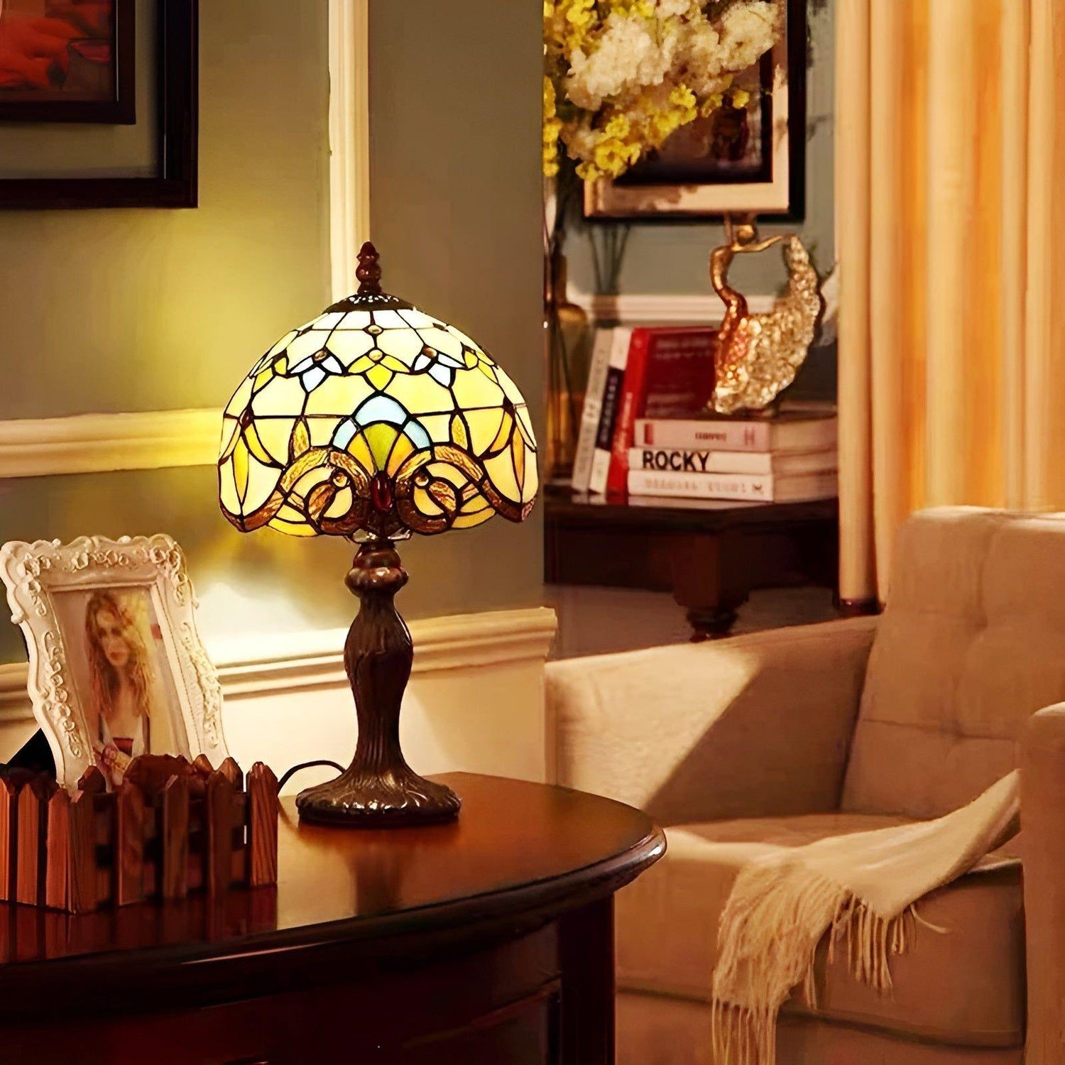 LuxeTiffany Light - Retro Baroque LED Vägglampa