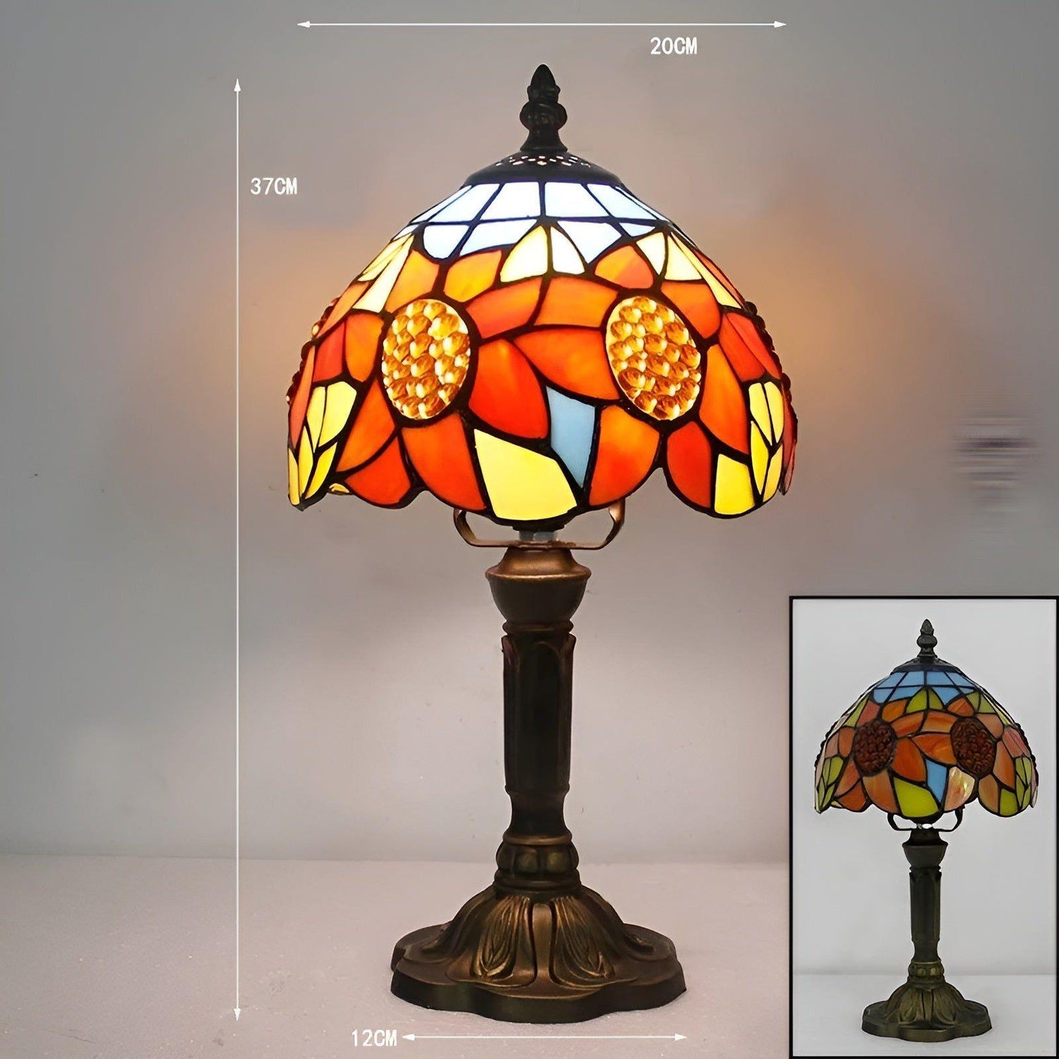 LuxeTiffany Light - Retro Baroque LED Vägglampa