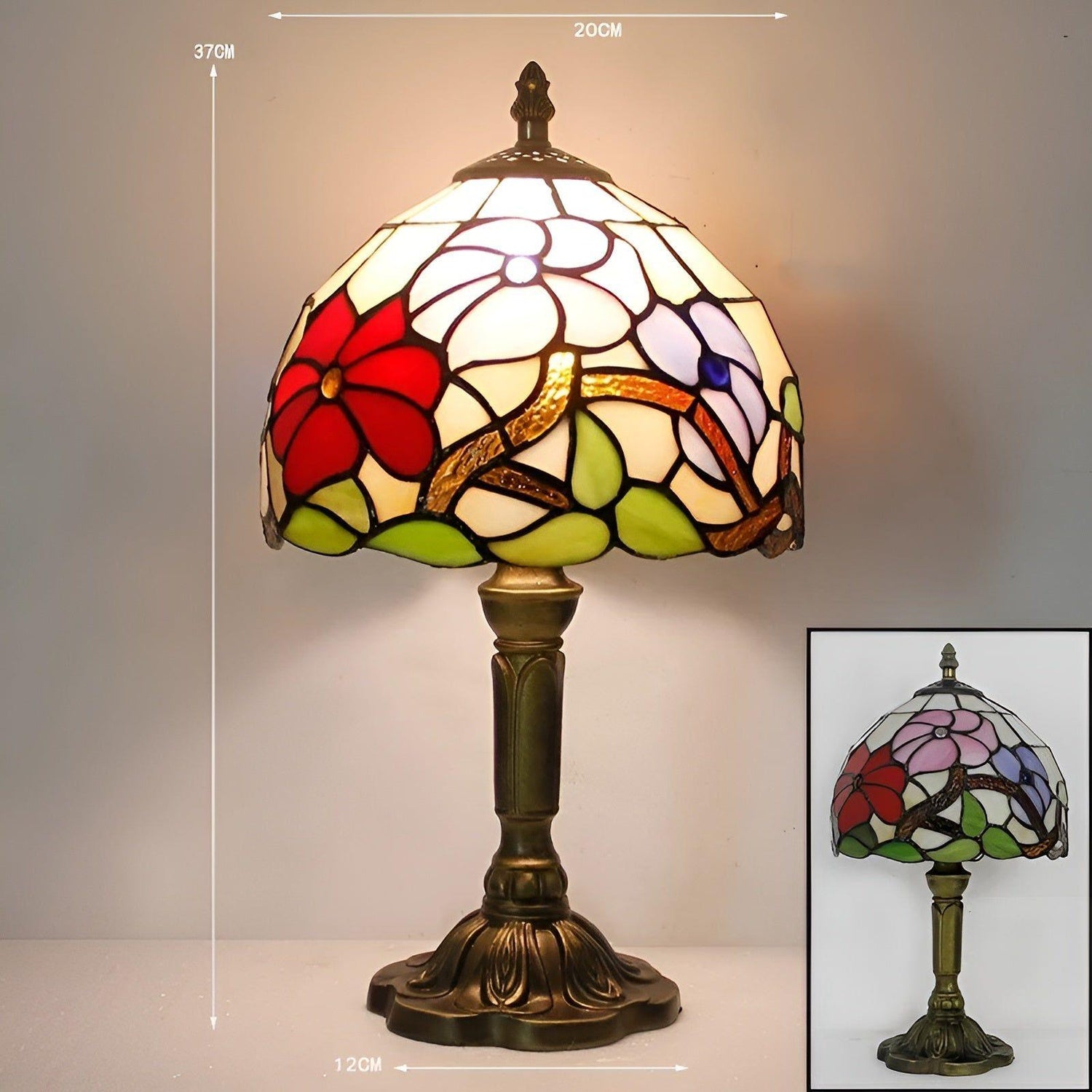 LuxeTiffany Light - Retro Baroque LED Vägglampa