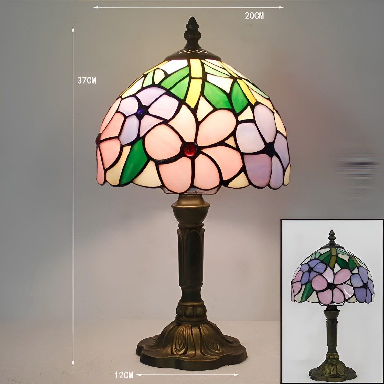 LuxeTiffany Light - Retro Baroque LED Vägglampa