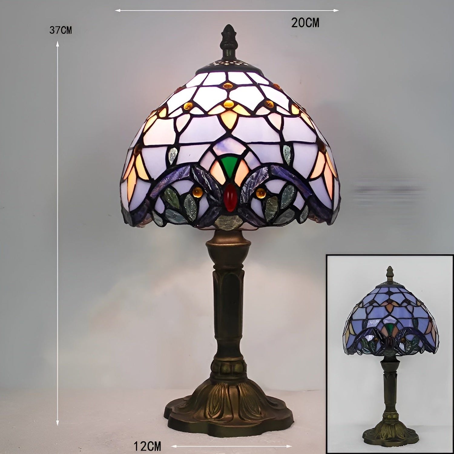LuxeTiffany Light - Retro Baroque LED Vägglampa