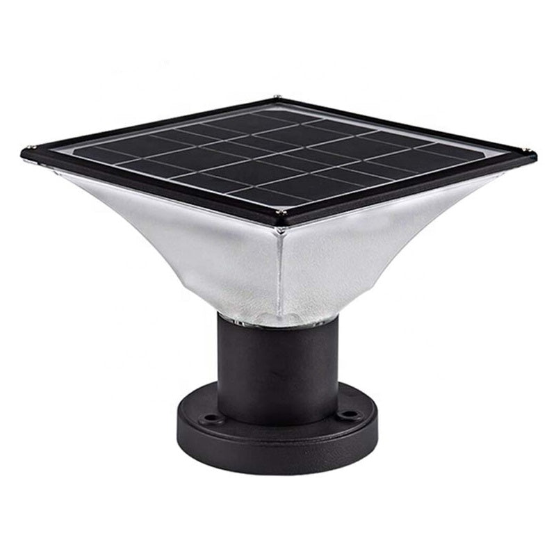 Carvallo Solar-Pollarlampa Utomhus | 3 Ljusfärger | IP65 Vattentät | 4000 mAh Batteri | 17x9,5x11 cm