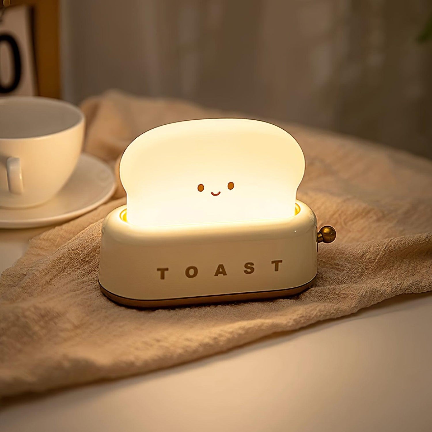 Kompakt Design Bordslampa med Inbyggt Uppladdningsbart Batteri
