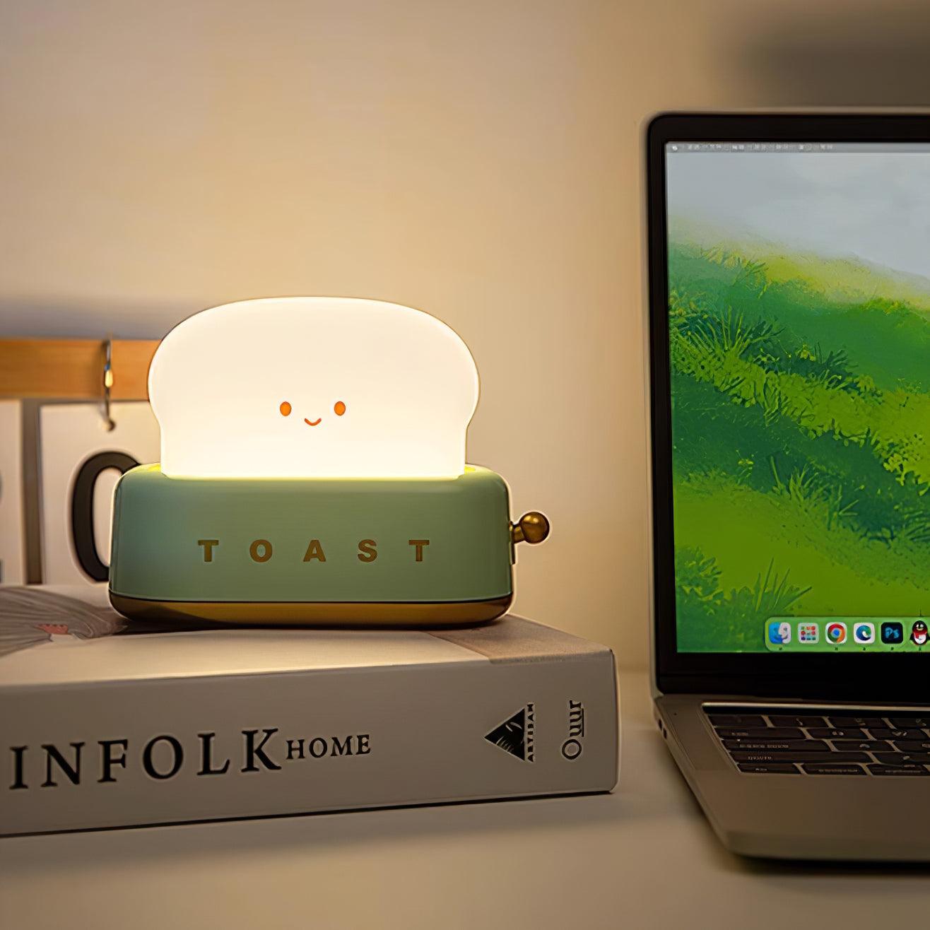 Kompakt Design Bordslampa med Inbyggt Uppladdningsbart Batteri