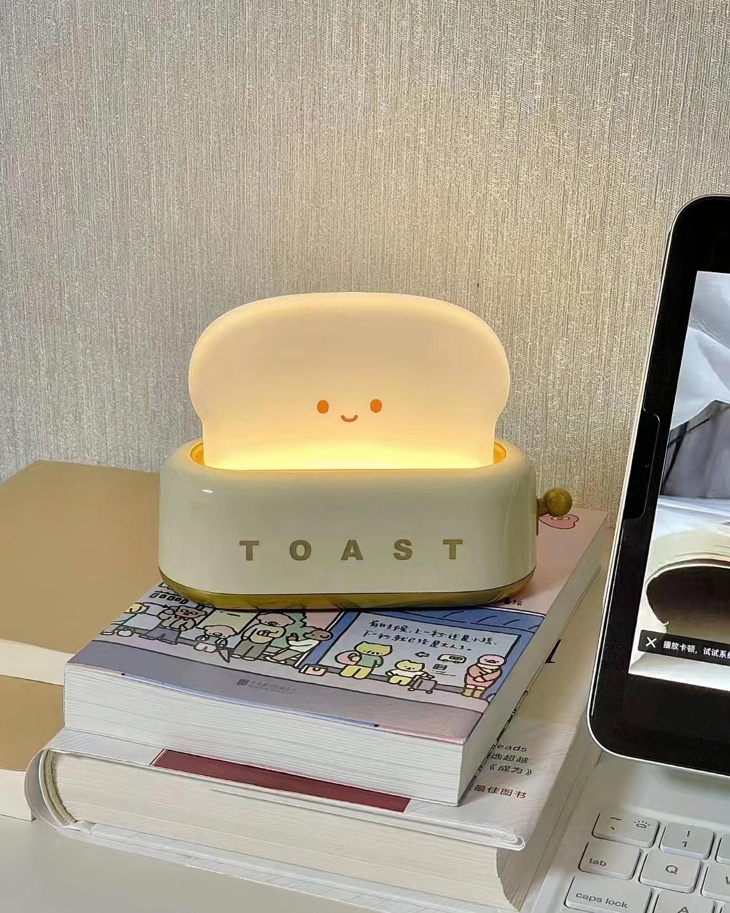 Kompakt Design Bordslampa med Inbyggt Uppladdningsbart Batteri