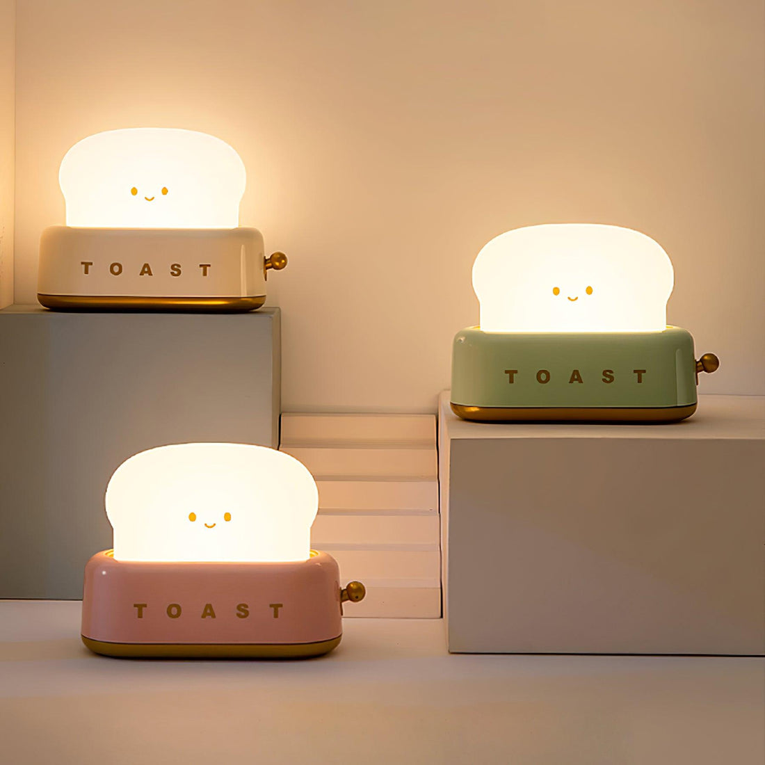 Kompakt Design Bordslampa med Inbyggt Uppladdningsbart Batteri