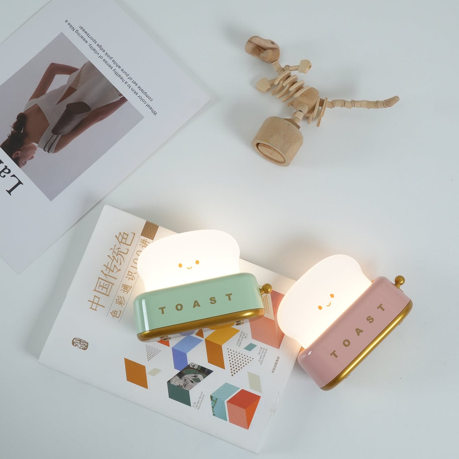 Kompakt Design Bordslampa med Inbyggt Uppladdningsbart Batteri