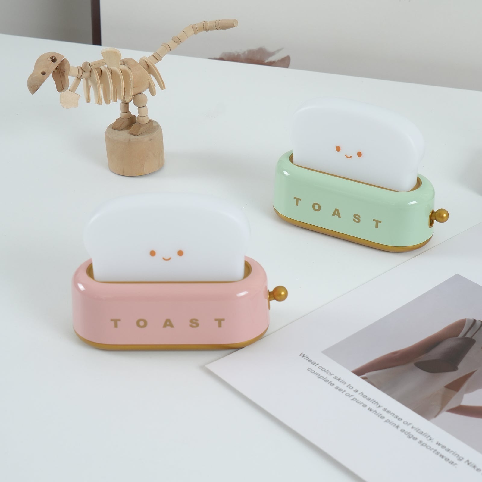 Kompakt Design Bordslampa med Inbyggt Uppladdningsbart Batteri