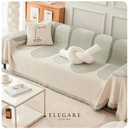 Tofl - Nordisk Bänk Filt: Ge din soffa ett fräscht lyft