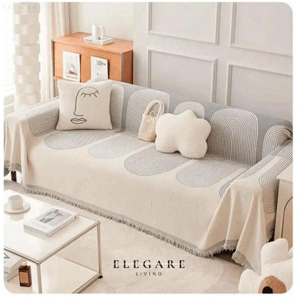 Tofl - Nordisk Bänk Filt: Ge din soffa ett fräscht lyft