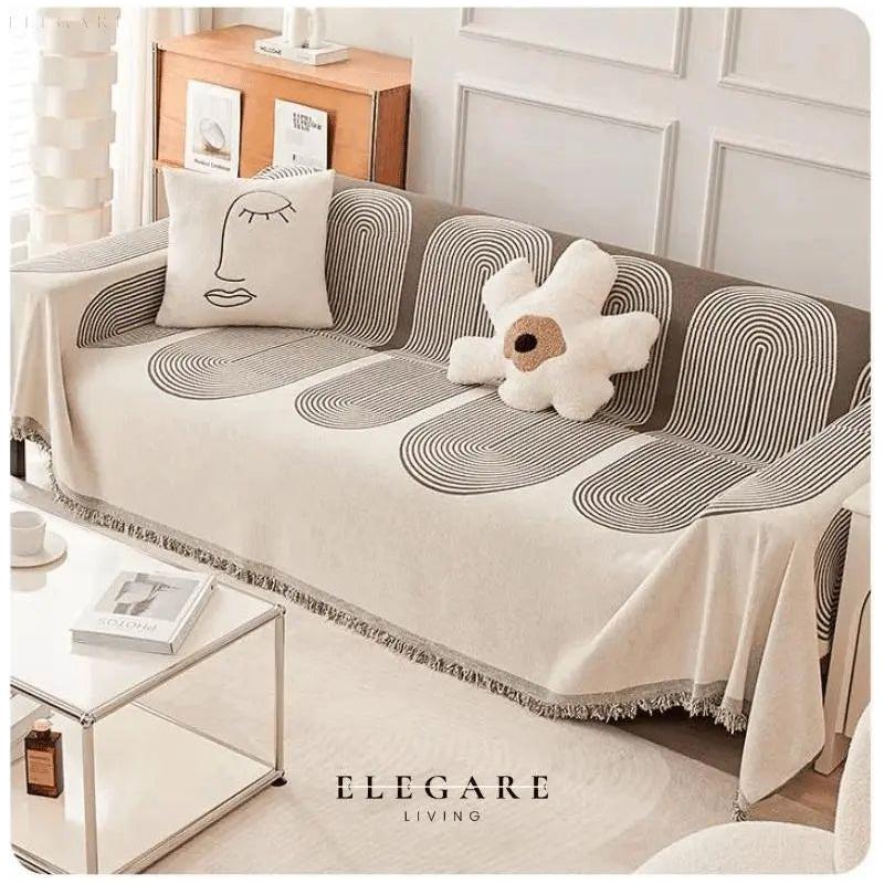 Tofl - Nordisk Bänk Filt: Ge din soffa ett fräscht lyft