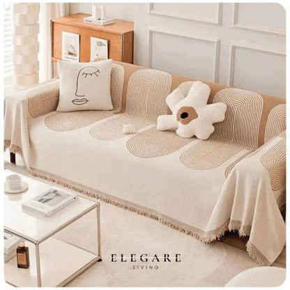 Tofl - Nordisk Bänk Filt: Ge din soffa ett fräscht lyft