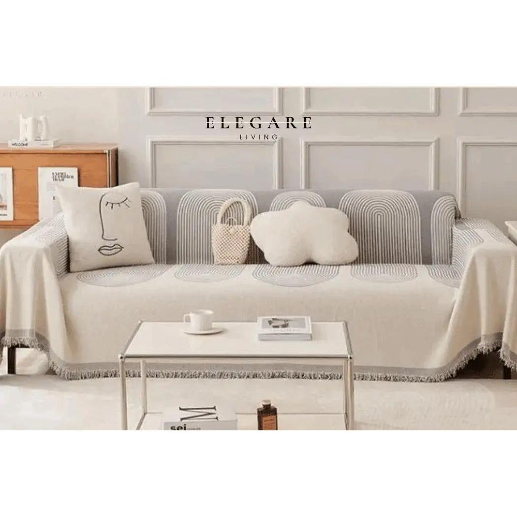 Tofl - Nordisk Bänk Filt: Ge din soffa ett fräscht lyft