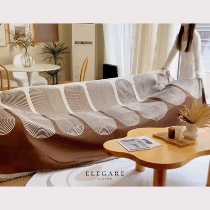 Tofl - Nordisk Bänk Filt: Ge din soffa ett fräscht lyft