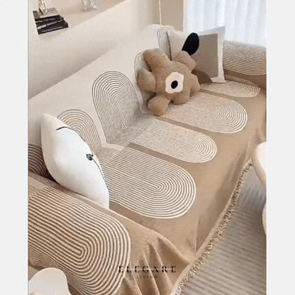 Tofl - Nordisk Bänk Filt: Ge din soffa ett fräscht lyft