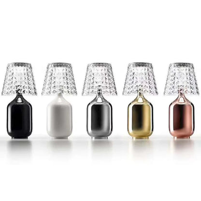 LumiBrill - Dekorativ LED Bordslykta i Kristalllook