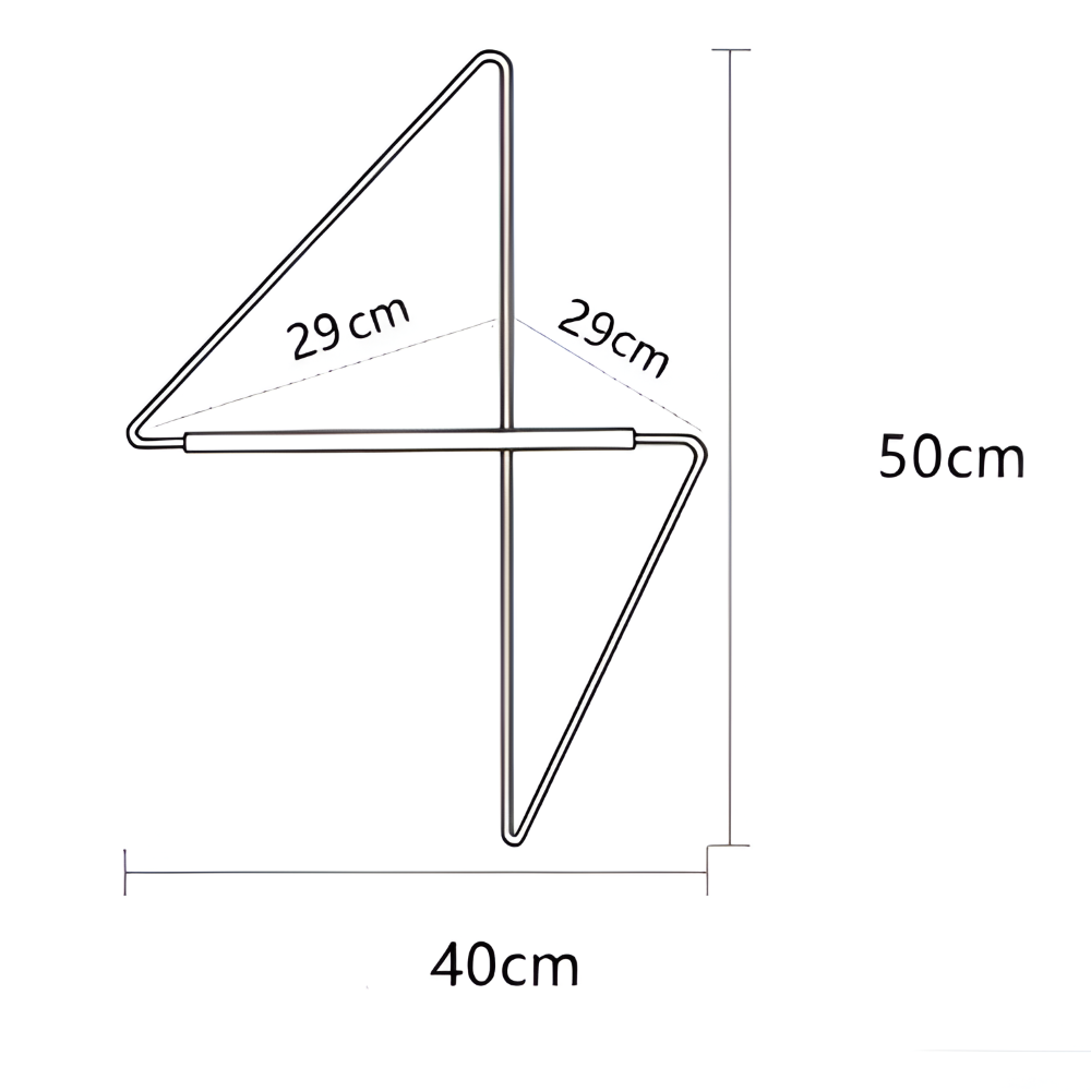 Triad – Geometrisk klädhängare i metall | Mångsidig multipurpose klädhängare