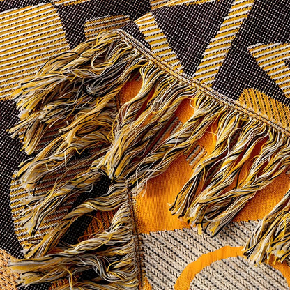 Tribal Patchwork Vändbar Toffel Bomullsfilé