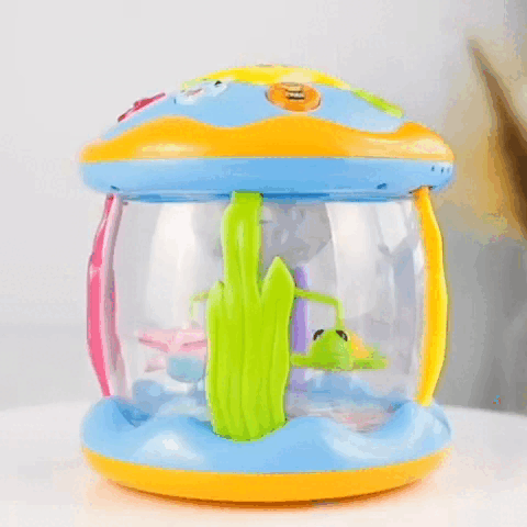 TWINKLETUNE TRUMPET – Sensoriskt babyleksak med ljus, musik &amp; rörelse