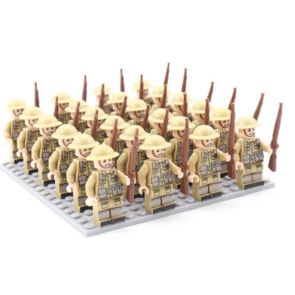 Militärsoldat Byggblock Leksakset