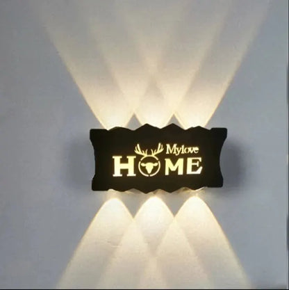 LetterLume – Personlig LED Vägglampa med Buchstäver för Vardagsrum &amp; Sovrum