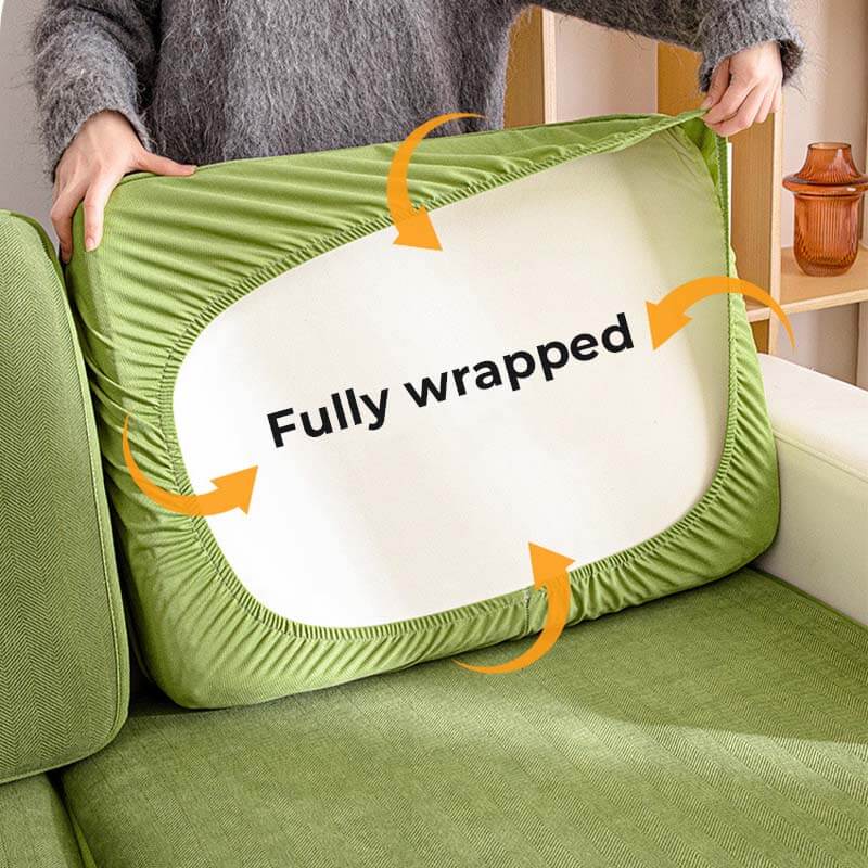 Universell Stretch Chenille Herringbone Sofa Dekke Beskyttelse