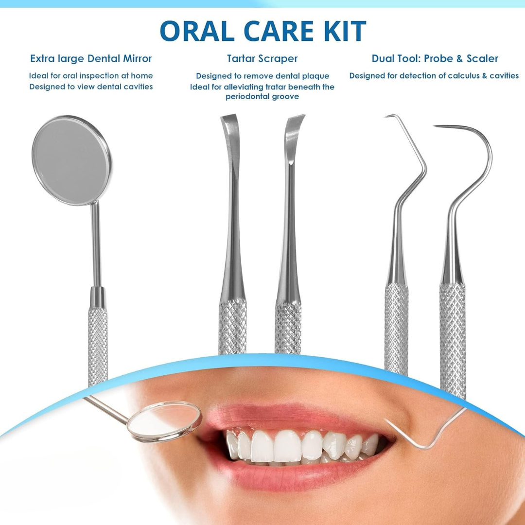 Dentalverktyg | Sätt för avlägsnande av tandsten i rostfritt stål för hemmet