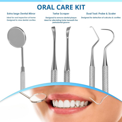 Dentalverktyg | Sätt för avlägsnande av tandsten i rostfritt stål för hemmet