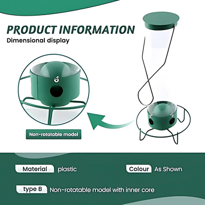 Fågelmatare Metall Hängande Squirrel Proof Design