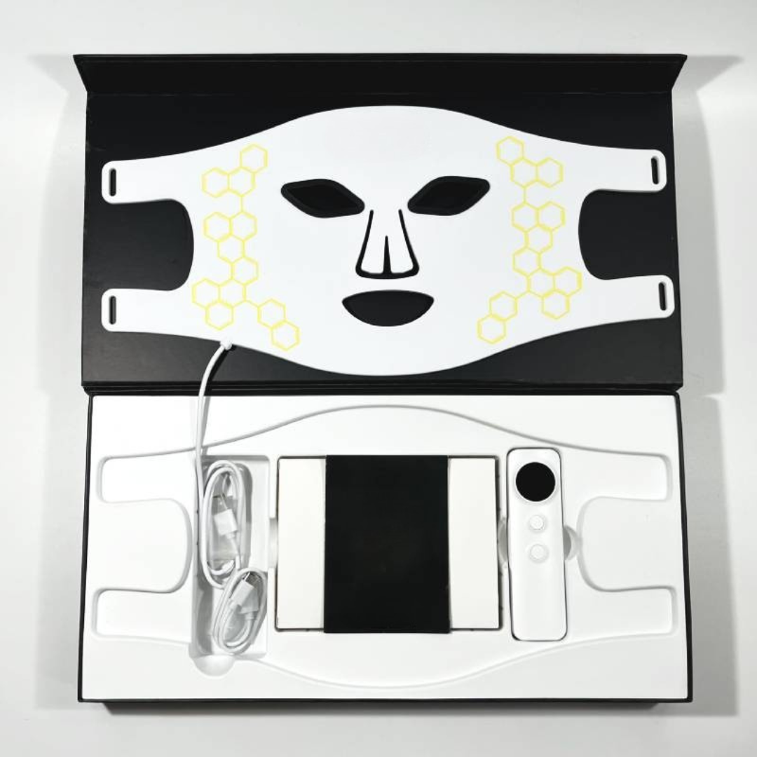 LED Ansiktsmask Ljusterapi Hudvårdsapparat