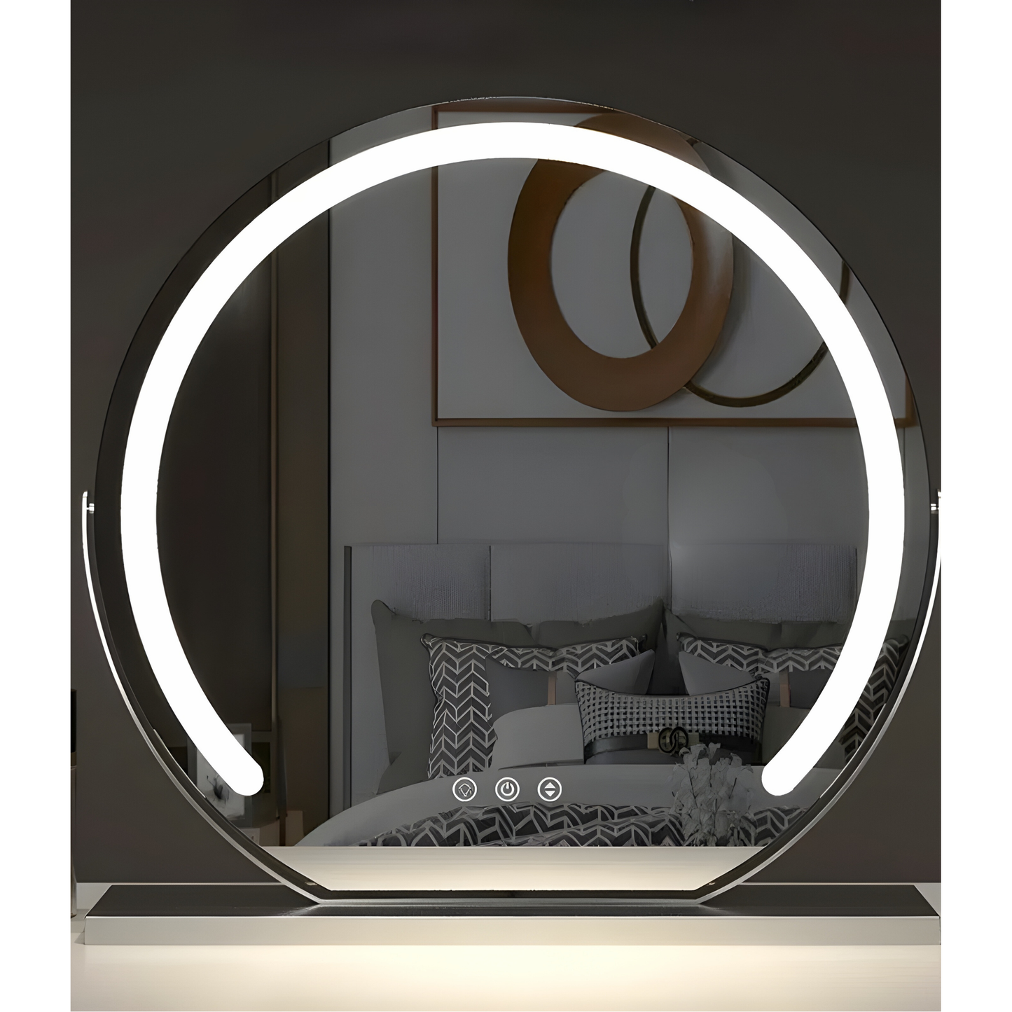 LED-kosmetiksspegel – Dimbart ljus för sovrum & sminkbord