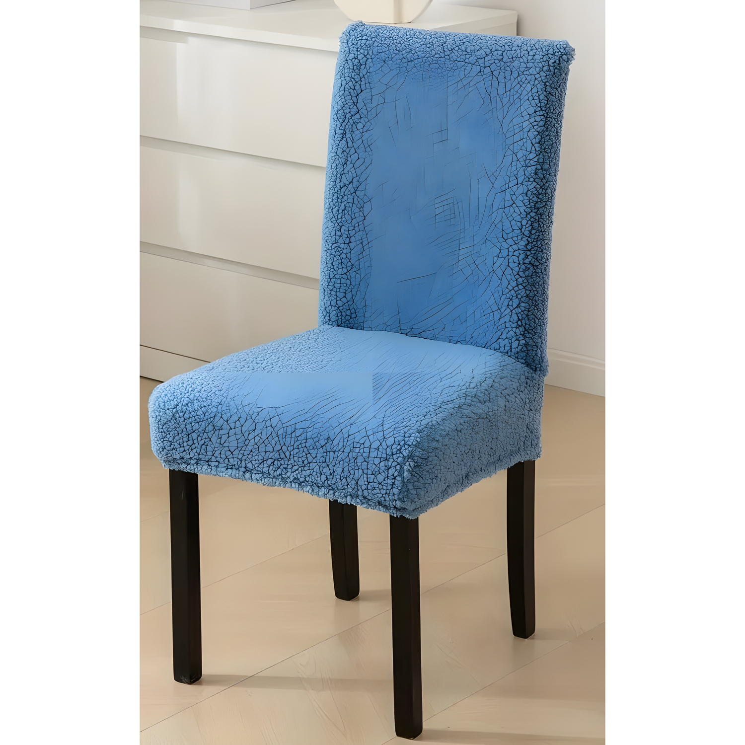 SherpaFit Stolskydd - Mysigt Sträckt Sherpa Matsalsstolskydd