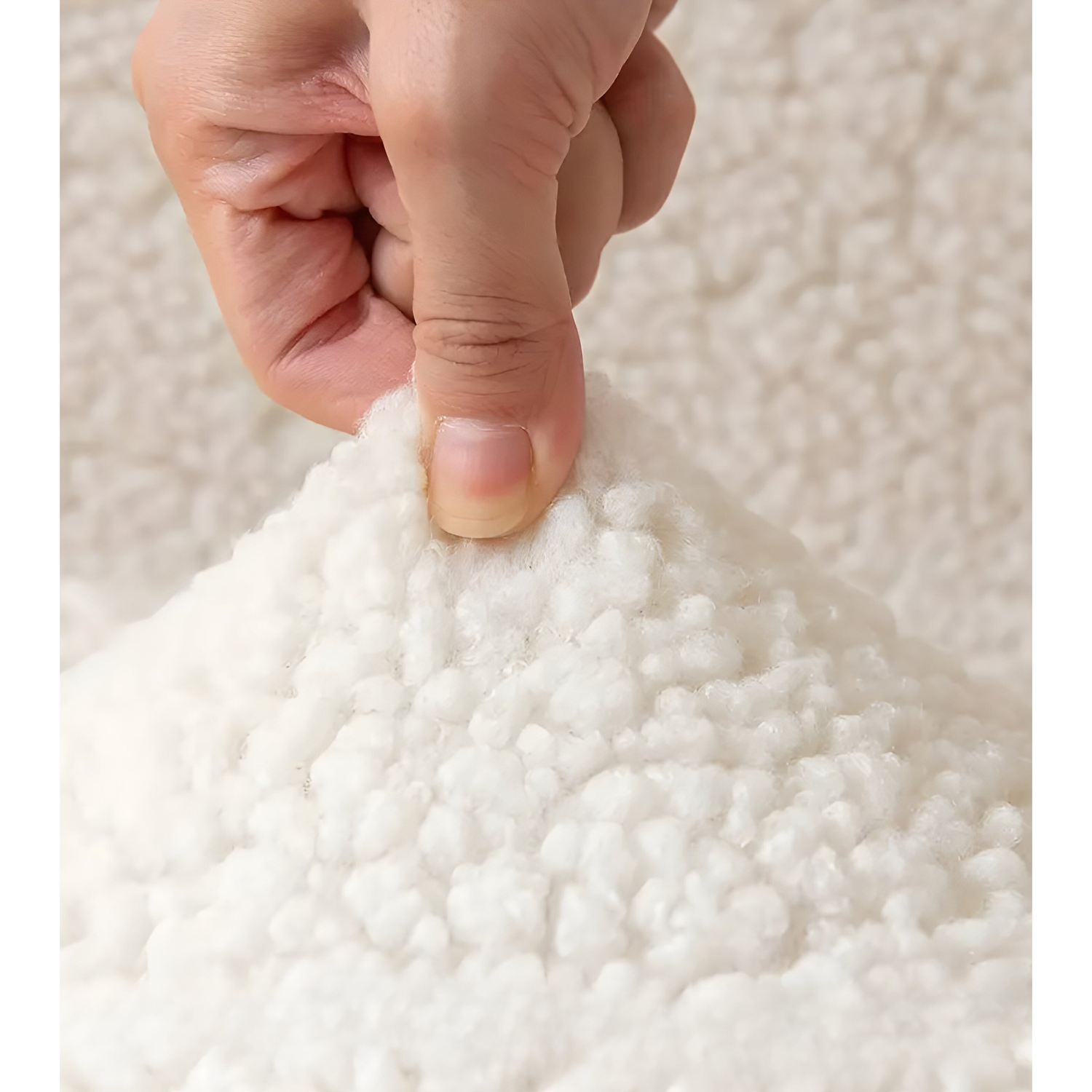 SherpaFit Stolskydd - Mysigt Sträckt Sherpa Matsalsstolskydd