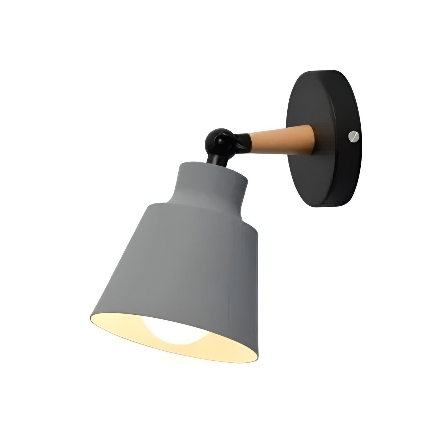 LED Vägglampa i massivt trä – Minimalistisk design för sovrum och hall