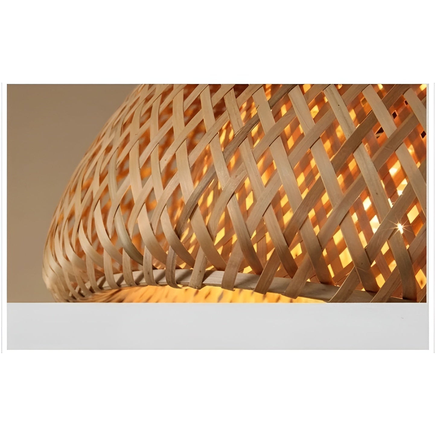 Rattanhänglampa – Stilfull bambulampa för matrum och vardagsrum