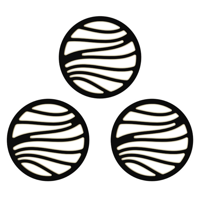 ThermoFlex Set | 6 värmebeständiga 2-i-1 underlägg för grytor &amp; porslin