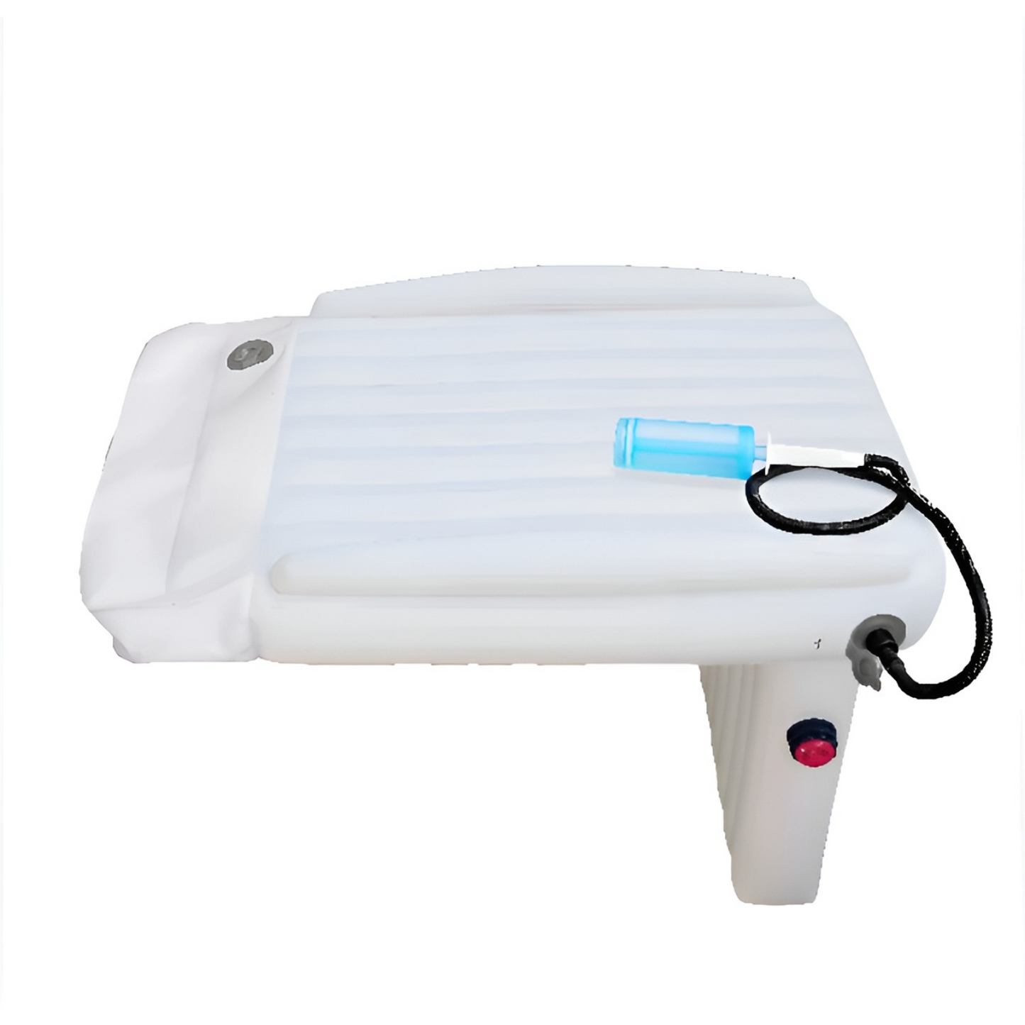 Carvallo-resesäng Luftolino | Integrerad pump & kantskydd | Uppblåsbar & kompakt | 80×50 cm