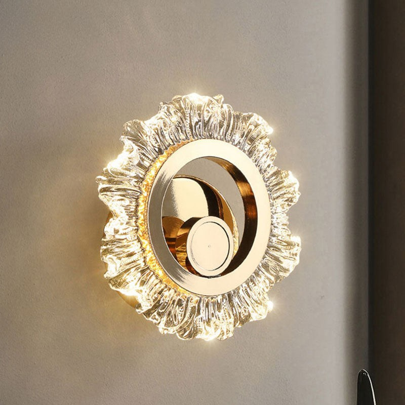 SunGlow – Guld LED Vägglampa