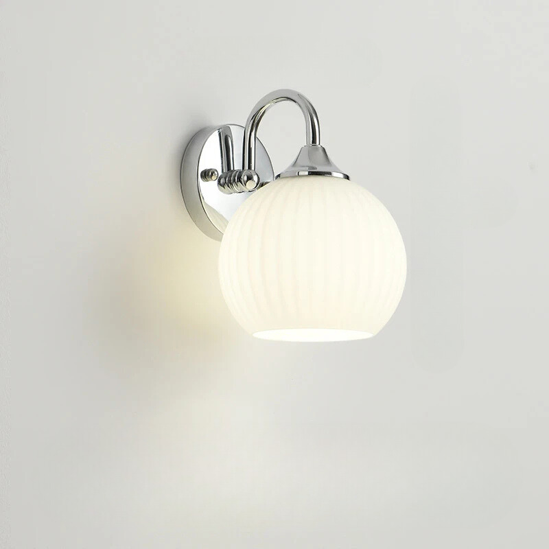 ModernWall - Nordisk LED Vägglampa med Glaslock för Stämningsfull Inomhusbelysning