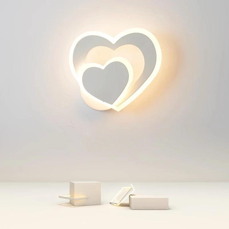 HeartWall Vägglampa - Kreativ LED Stämningsbelysning