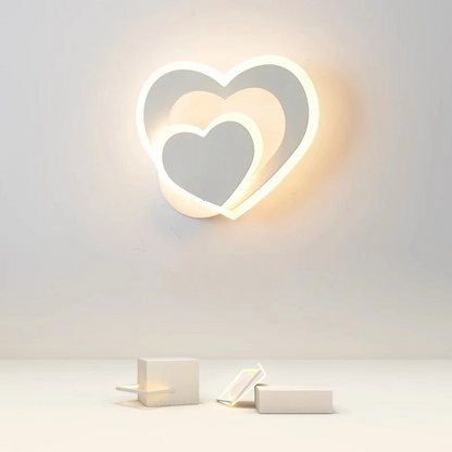 HeartWall Vägglampa - Kreativ LED Stämningsbelysning