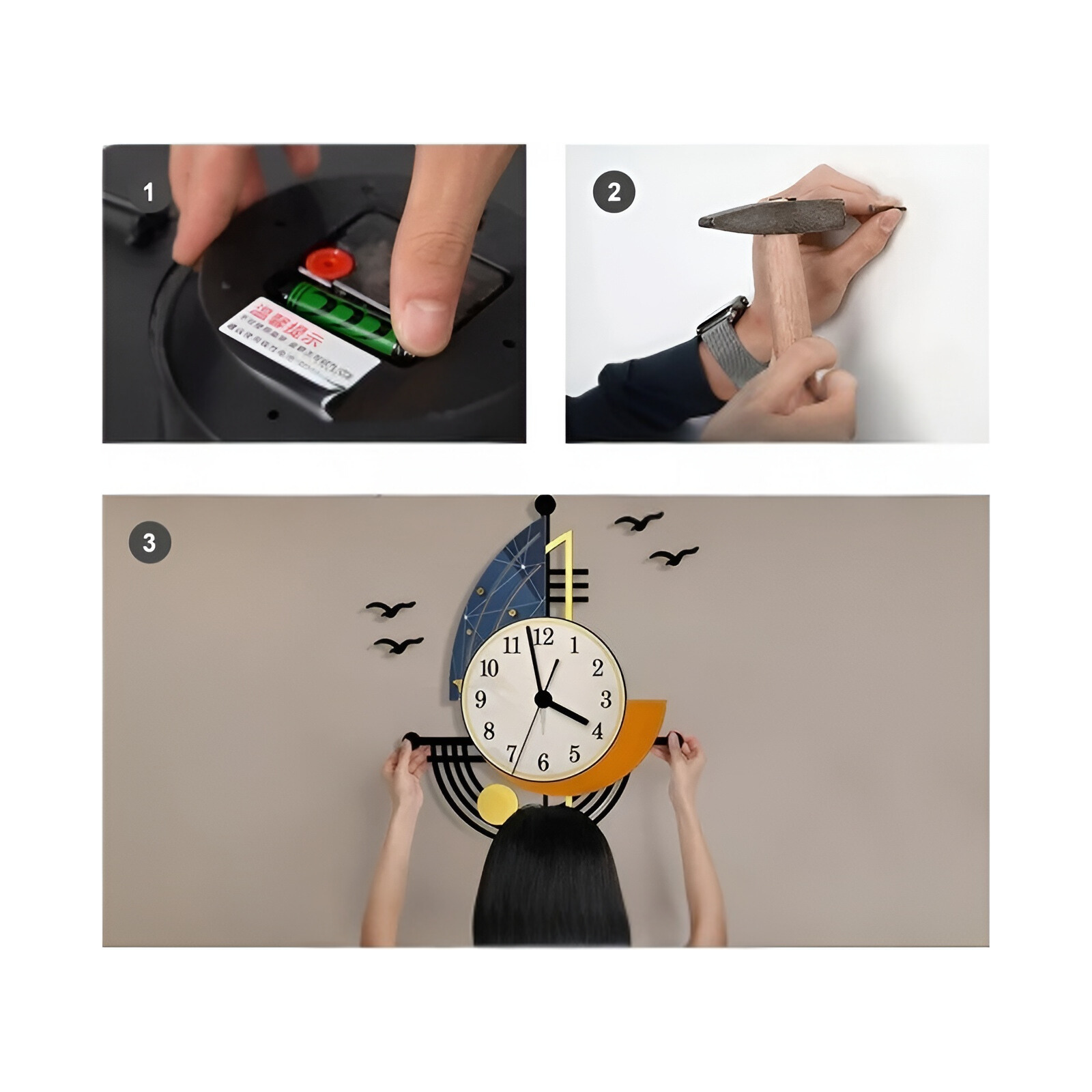 SailTime – Stilrent väggur med segelbåtsdesign som för in kustcharme inomhus