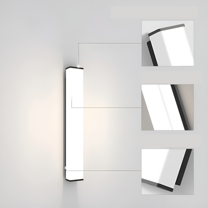 SteelLuxe Light – Vattentät Vägglampa för Utomhus- och Inomhusområden