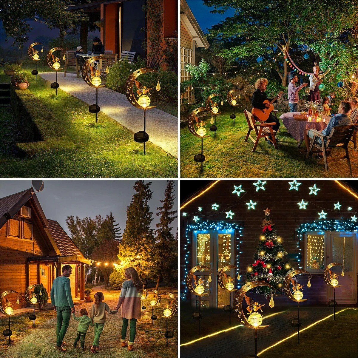 StellaGuardian Light - Vattentät Månfé-ljussolarljus