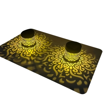 Solare Utomhusvägglampa – 2 St Dekorativa &amp; Väderbeständiga för Utomhusbruk