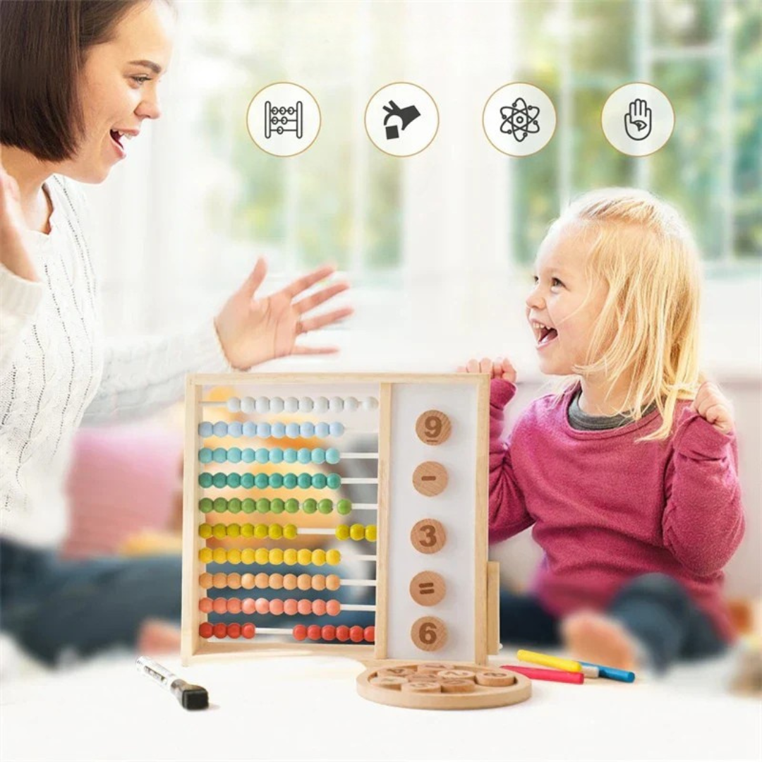 Trä Abacus Lärande Set