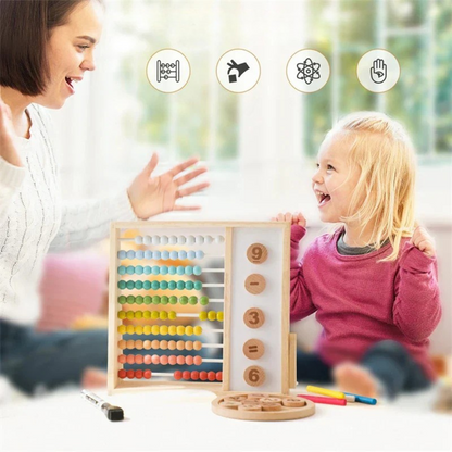 Trä Abacus Lärande Set