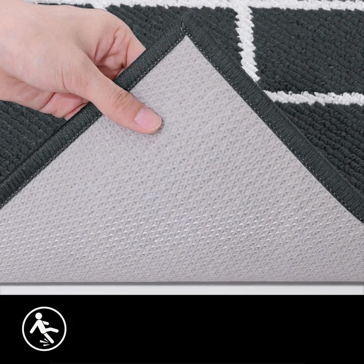 Randig entrématta - halkfri och smutsavvisande | Perfekt för inomhusbruk